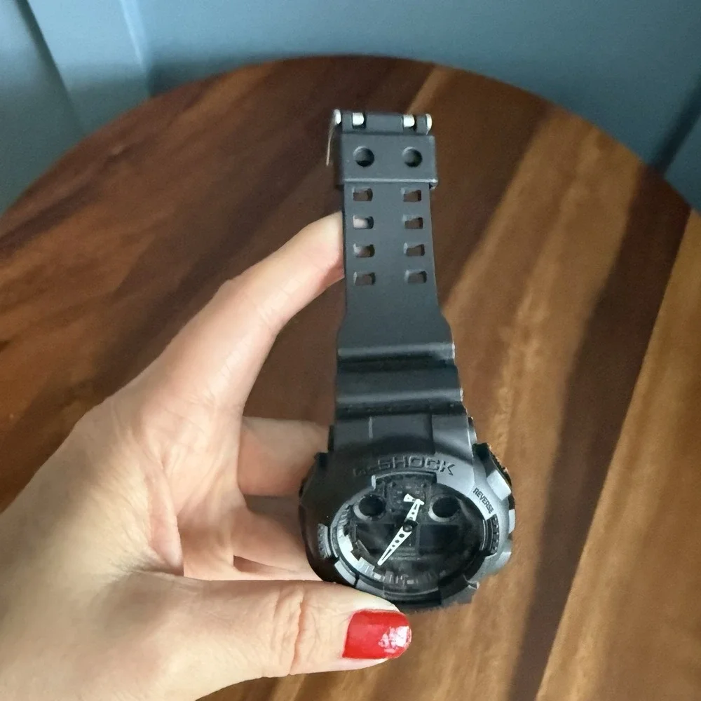 Casio G-Shock GA-100-1A1 Men Black Analog Digital Watch Module 5081 New Battery